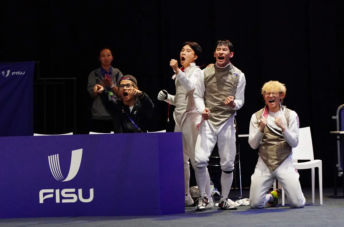 世大運／就差1分寫歷史 擊劍鈍劍男團8強負日