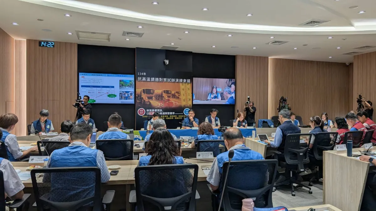 抗熱如抗災 16部會首辦高溫應變演練