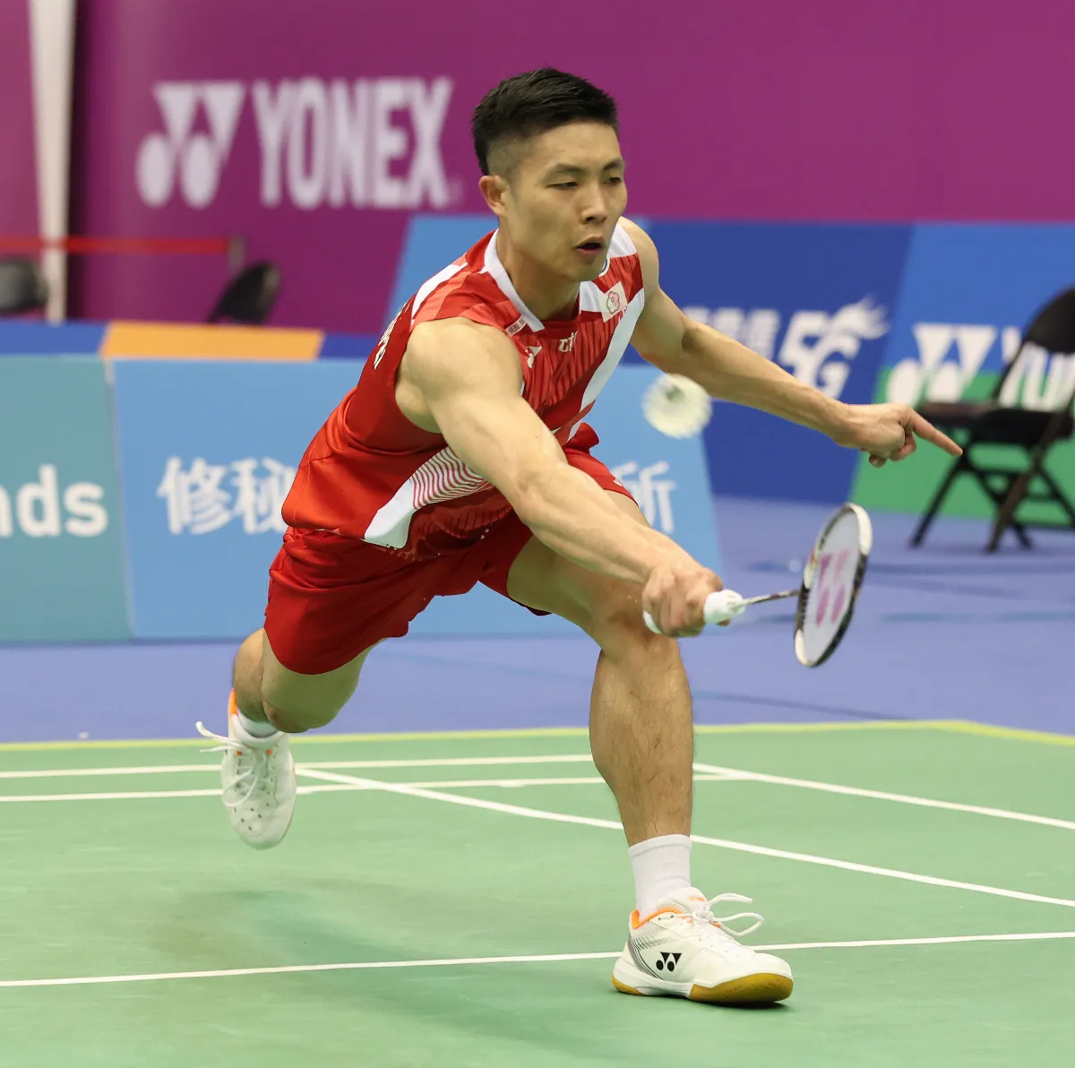 羽球／逆轉印度名將 周天成中國賽搶先晉8