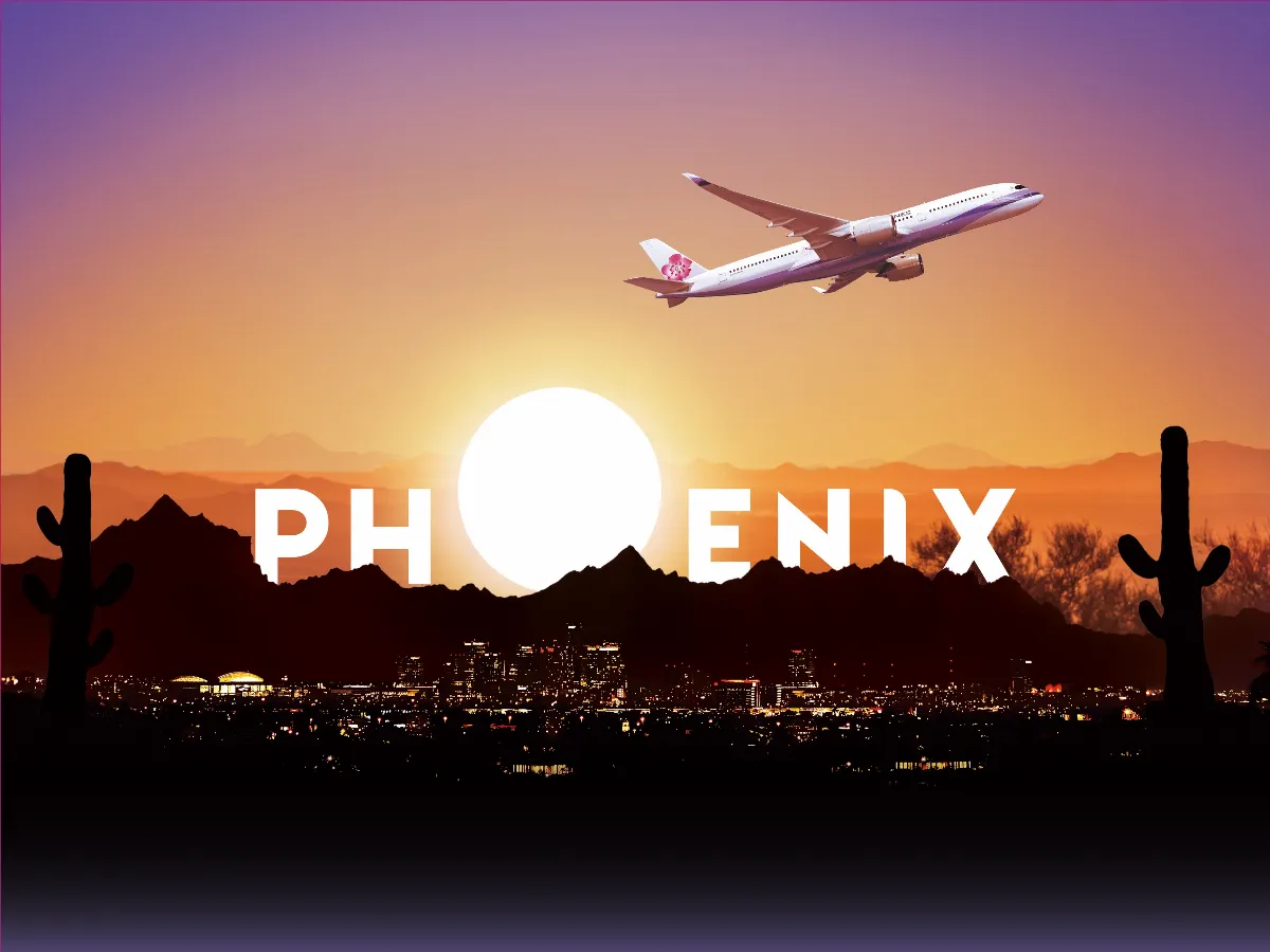 華航、星宇接力開航直飛鳳凰城 未稅價22790元起