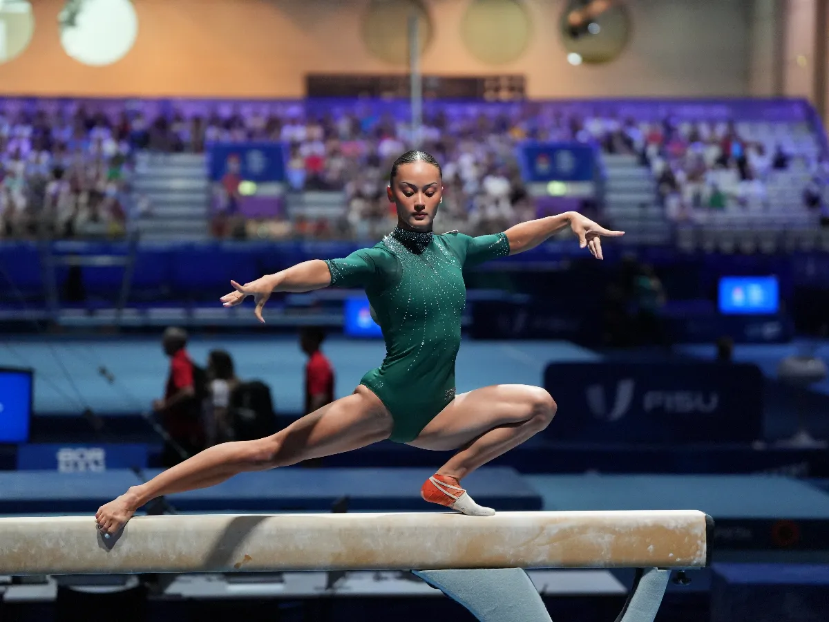 世大運／陳瑞安平衡木拿銀 再創女子體操歷史