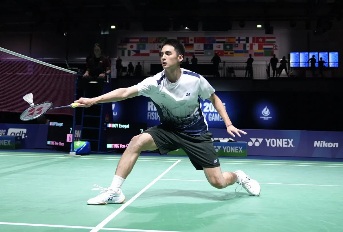 世大運／丁彥宸連飆10分 一波流帶走羽球男單金牌