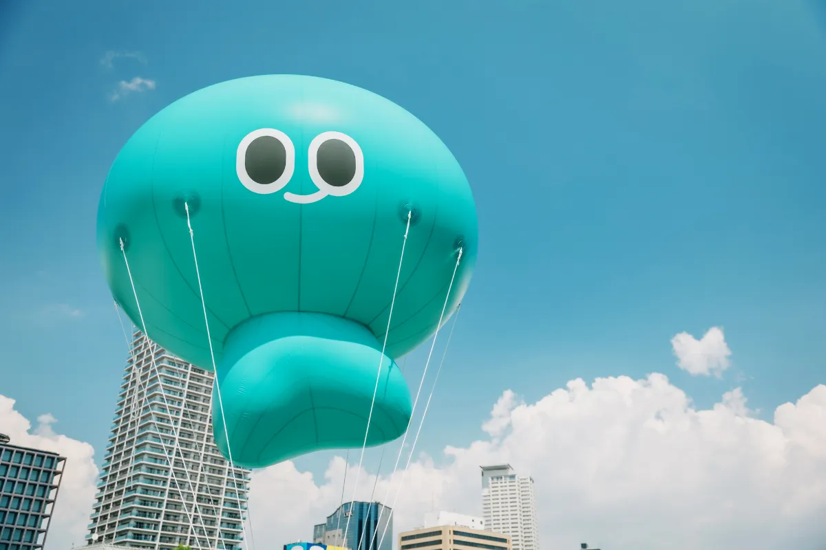 「We TAIWAN」倒數1天 a-We氣球首飄大阪天空