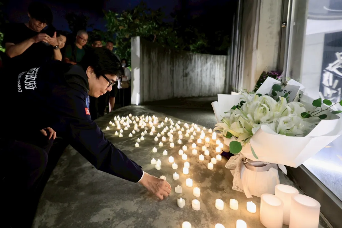 高雄氣爆11年過去  市長偕罹難家屬氣爆紀念公園追思