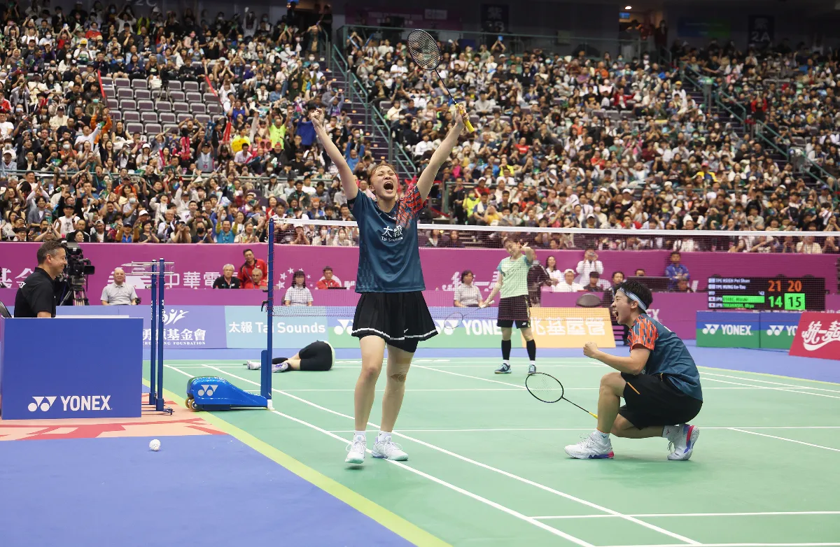 羽球／擊敗日本組合 謝沛珊、洪恩慈澳門女雙封后