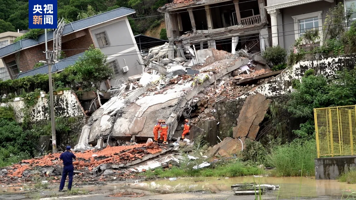 連日強降雨廣州白雲區土石流  14人受困已救出7人