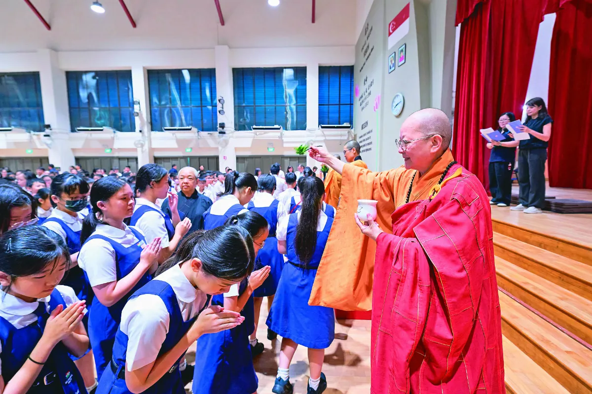 新加坡佛光山 祝福彌陀學校考生金榜題名