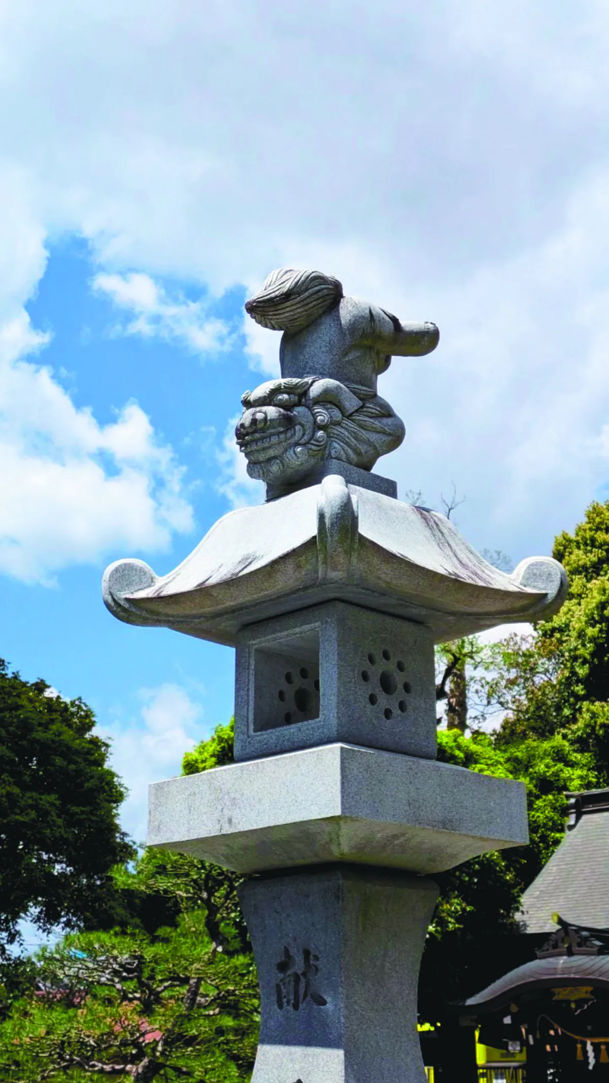 【生活快門】逗趣的石獅子