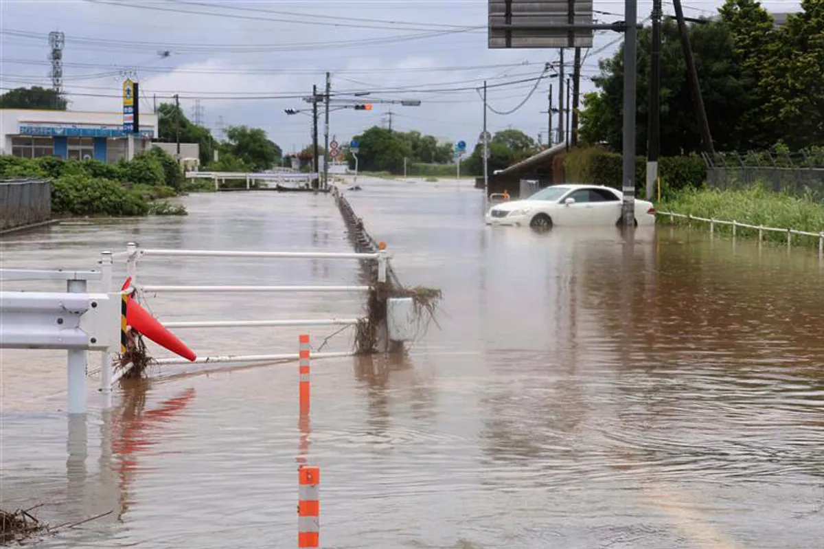 日本九州猛烈降雨 氣象粉專：熊本24小時逾400毫米創紀錄