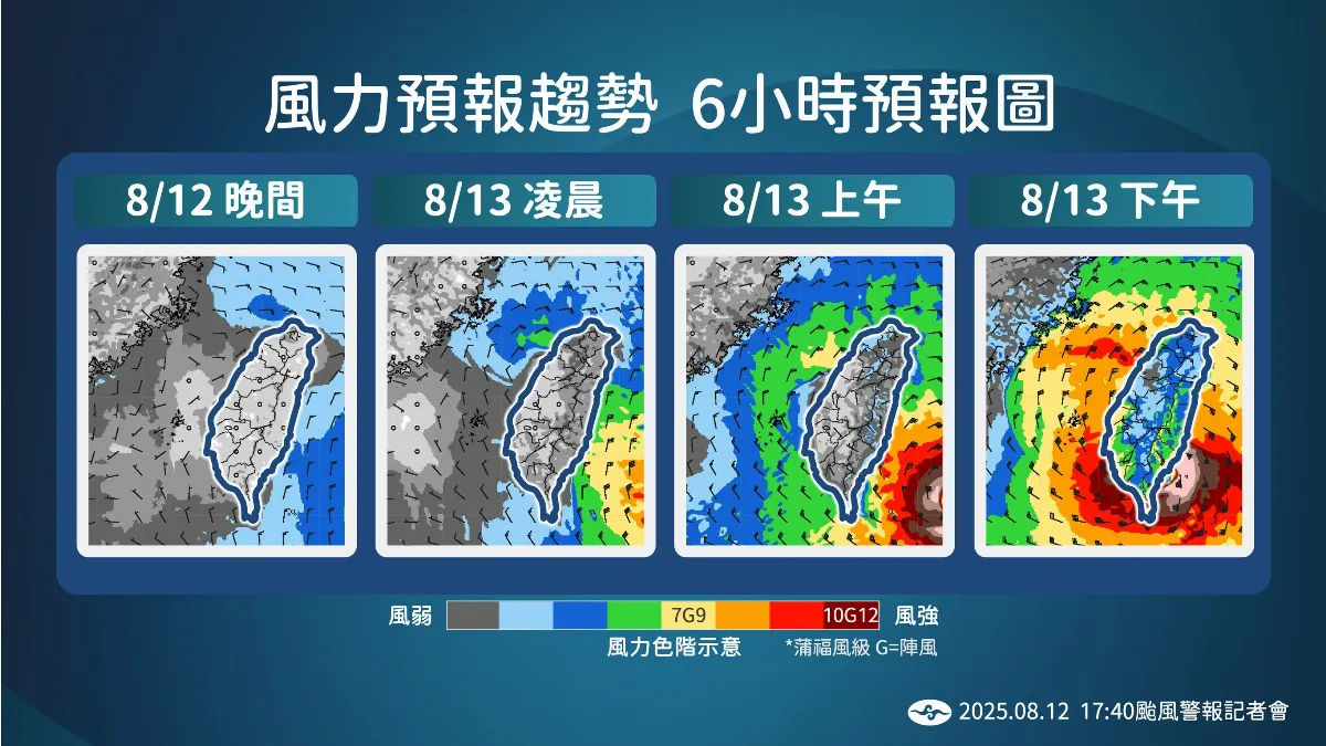楊柳颱風明登台東、中南部出海 苗栗以南及花東澎湖嚴防豪雨強風