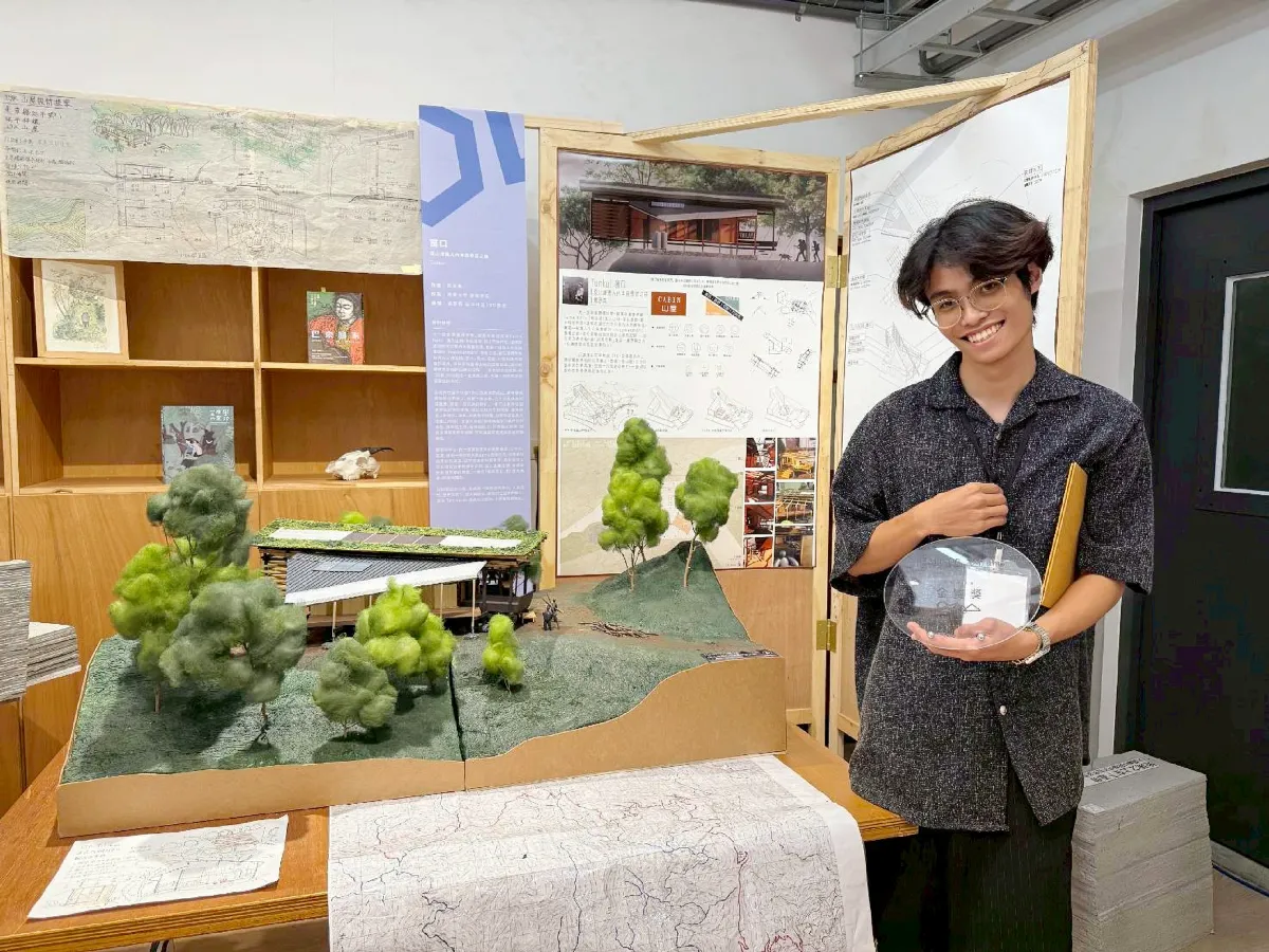 周承雋獲設計金質獎  展現南華建築系創新視野
