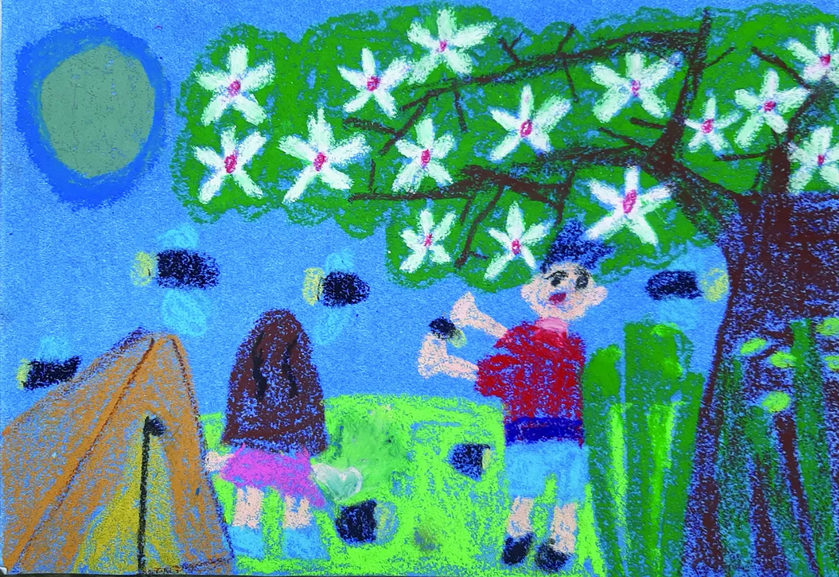 【快樂塗鴉簿】桐花樹下