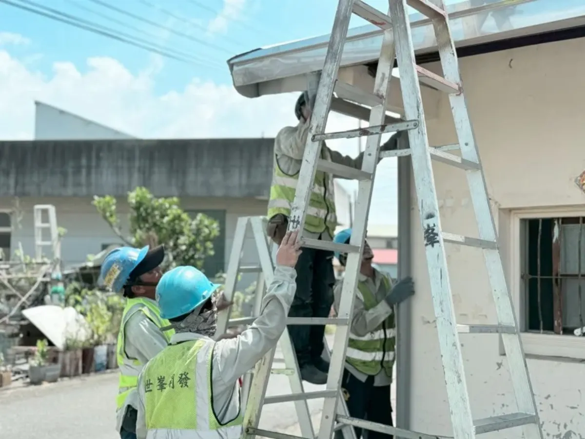 金質獎團隊無償為台南弱勢戶修繕   必要時採「一戶一社工」