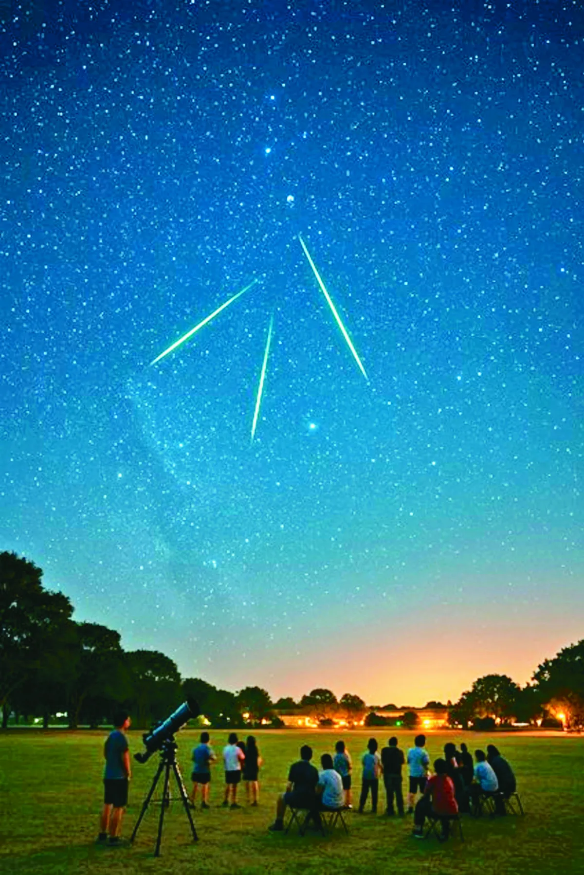 夏夜追流星