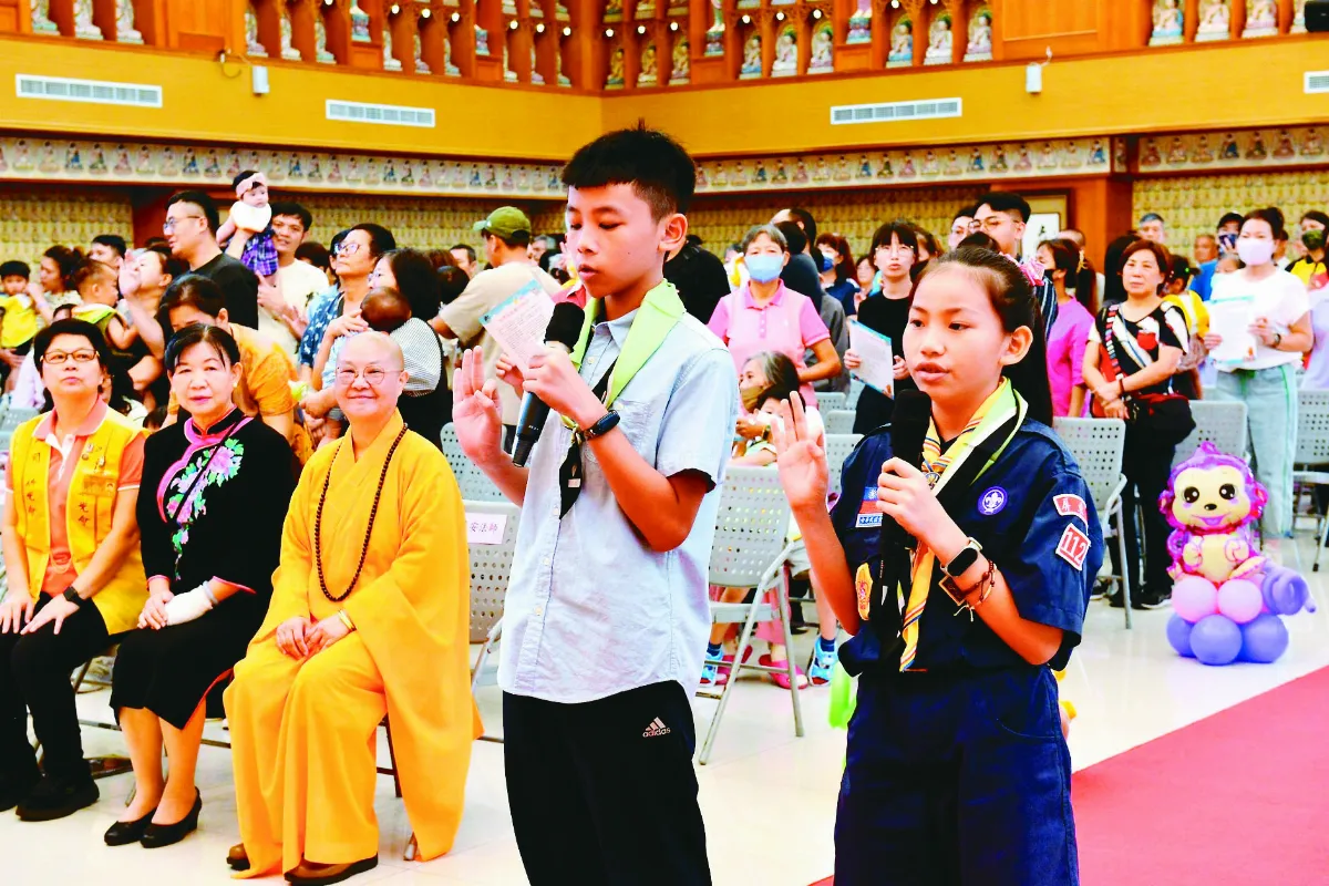 屏東講堂 佛光兒童發願奉行三好