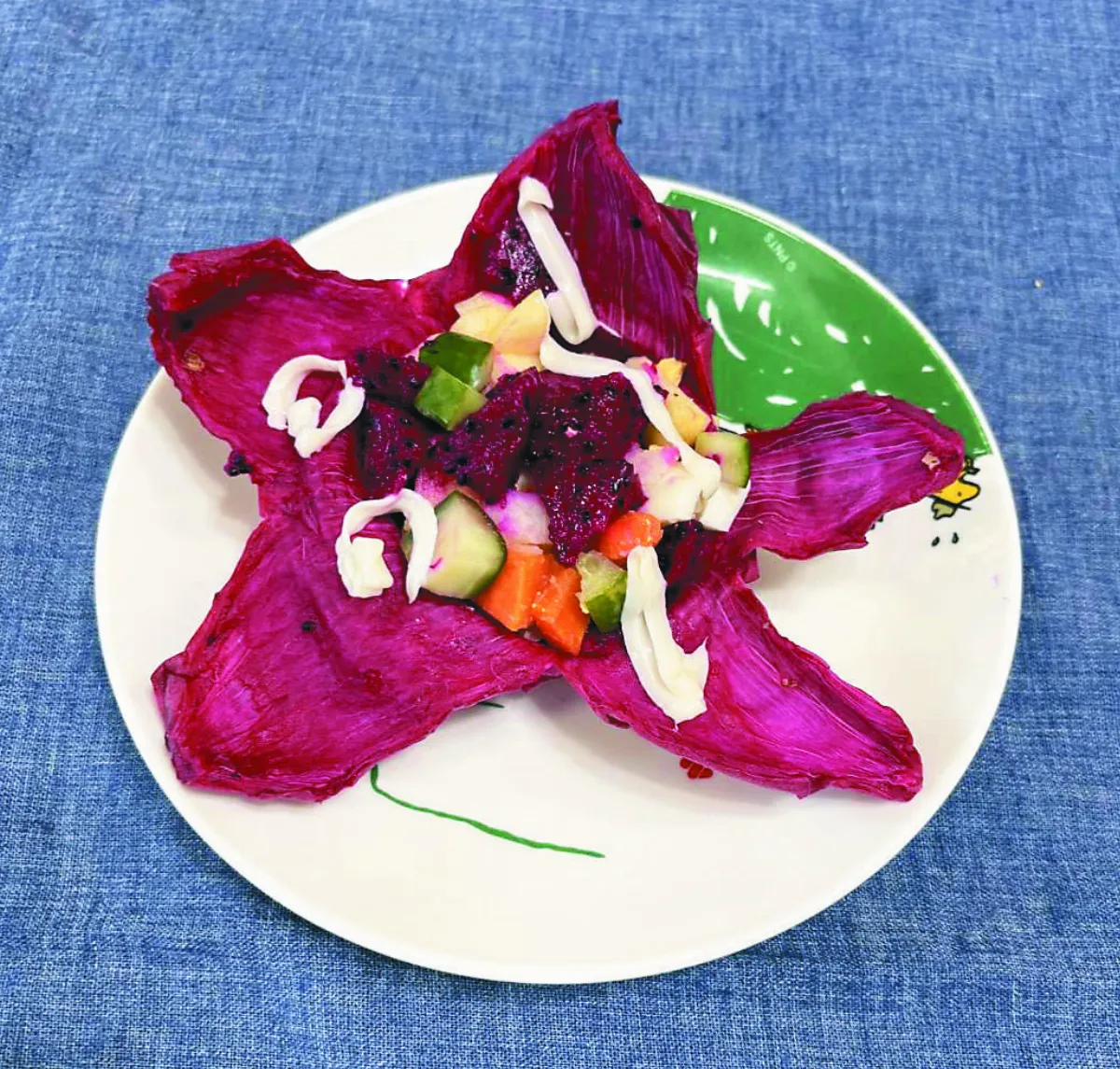 【蔬食百味】火龍果沙拉