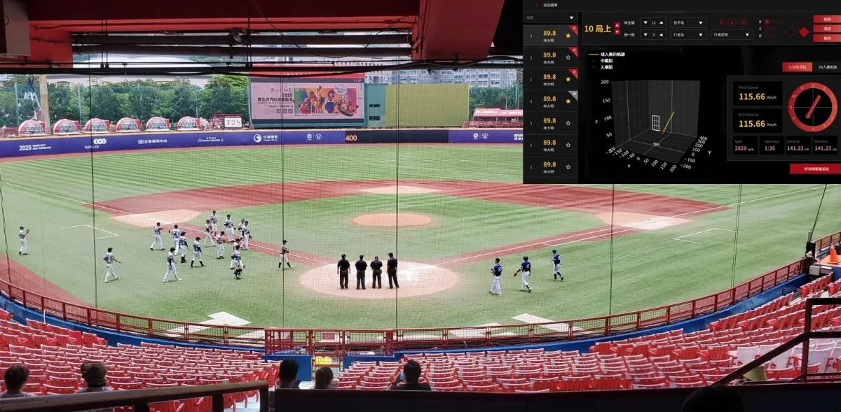 工研院AI棒球捕捉技術 媲美大聯盟鷹眼系統