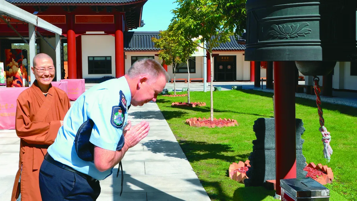 澳洲昆士蘭州警署處 參訪中天寺