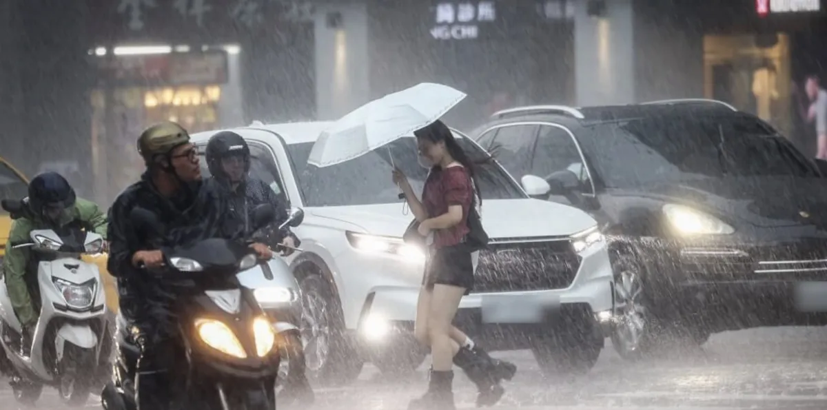 明日南部續防豪雨 公投日易有午後雷陣雨