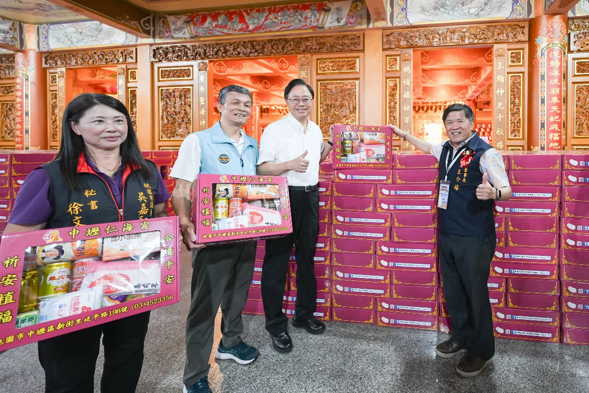 宮廟攜手發揚宗教公益   捐逾萬公斤白米暖心送愛
