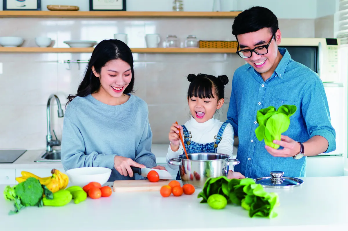 蔬食與家庭溫情 親子共煮共食