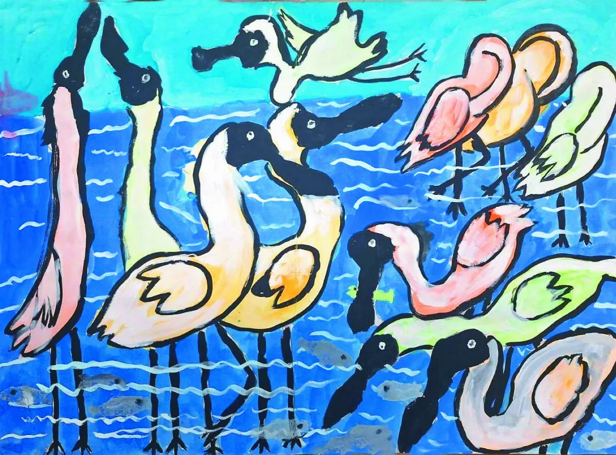 【快樂塗鴉簿】水鳥樂園