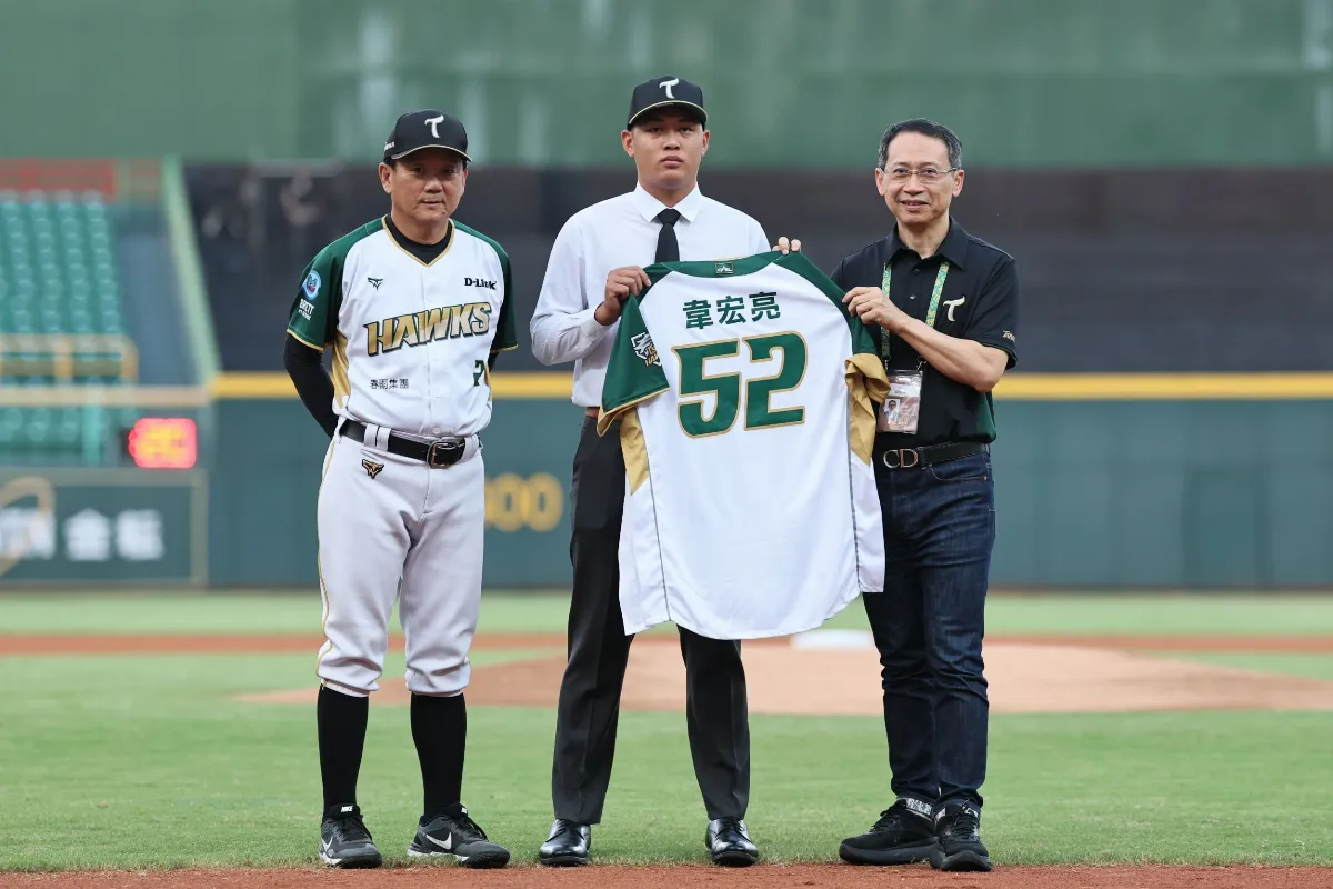中職／台鋼雄鷹7新秀簽約 韋宏亮已於二軍出賽