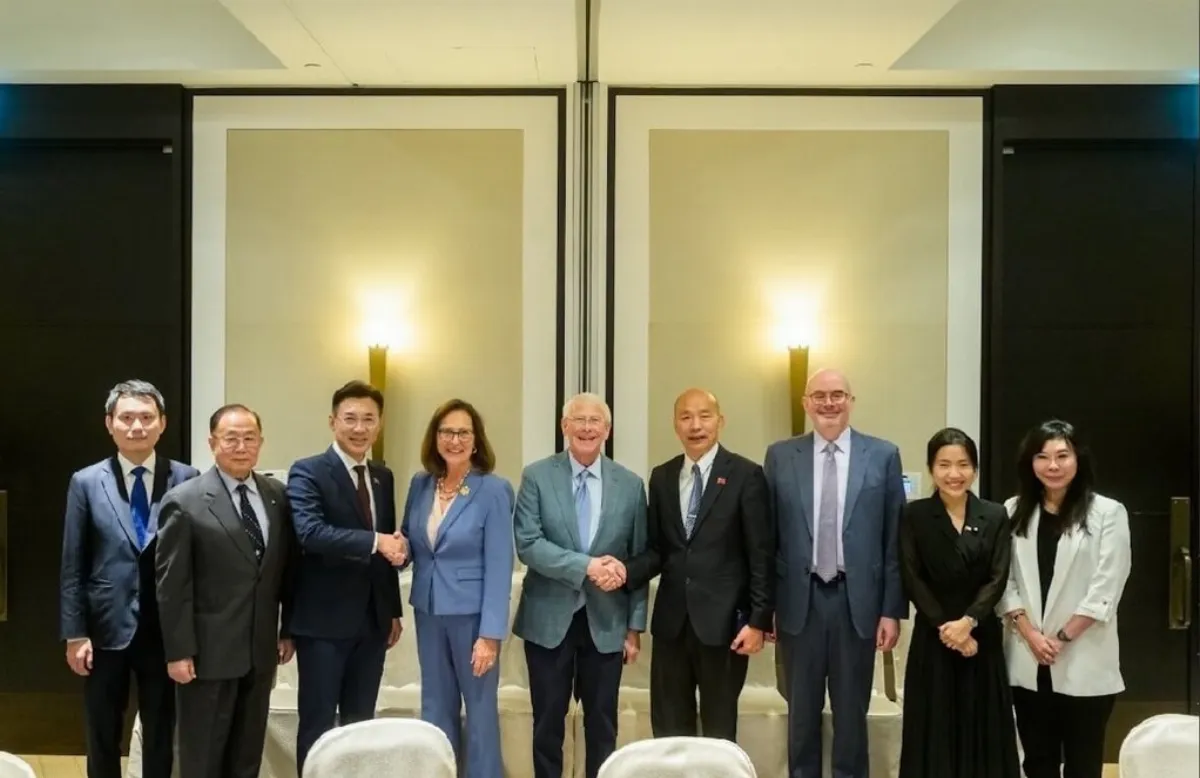 會見美參院軍委會主席 韓國瑜：朝野支持增加國防預算