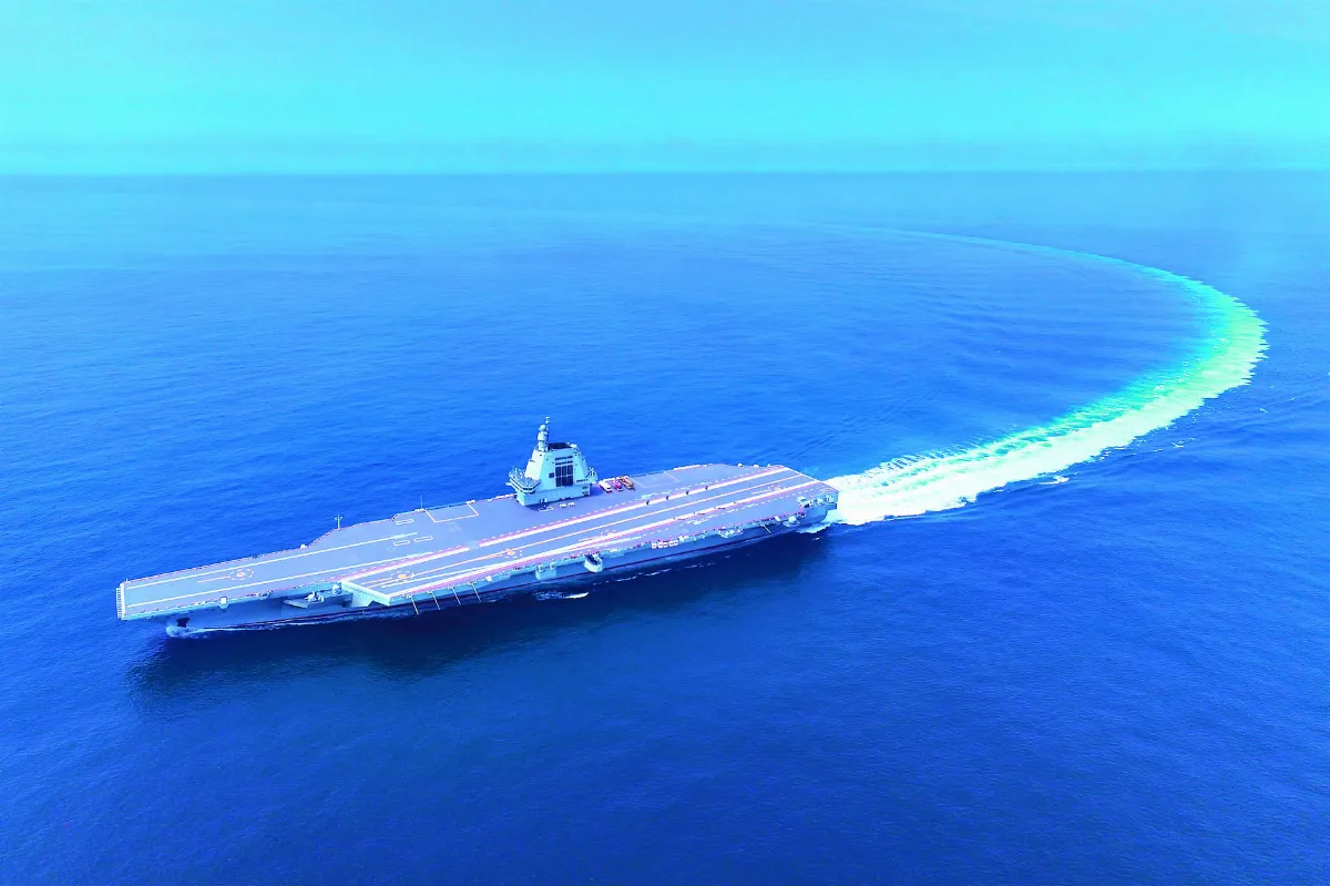 福建艦 艦載機配備「五件套」