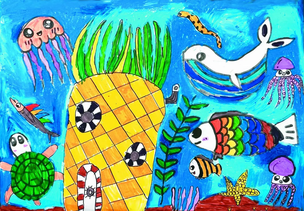 【快樂塗鴉簿】海底世界 