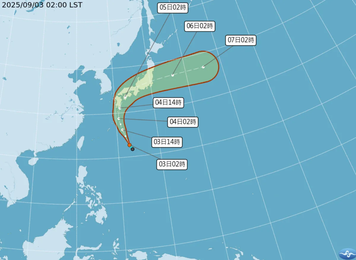 琵琶颱風最快3日晚間生成 對台灣無威脅
