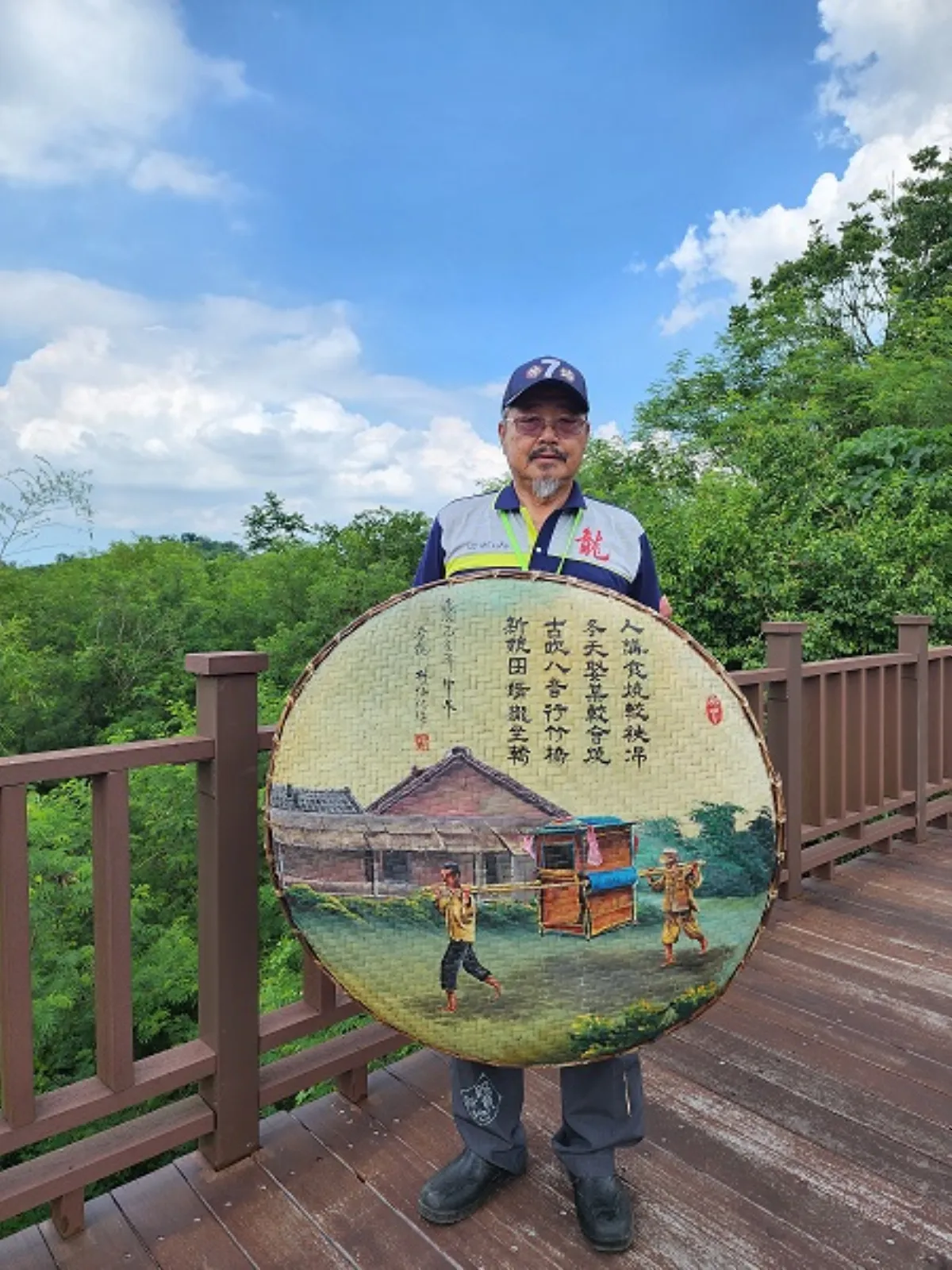 創作逾5000則   林仙化以四句聯導覽鄉土內涵  