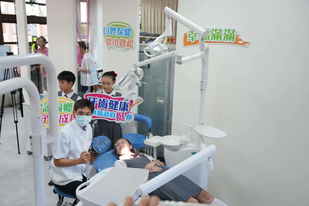 全國首創學童保健計畫   偏鄉學校設診療椅守護牙齒健康