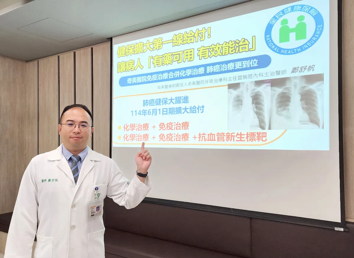 健保擴大給付 免疫合療助攻肺癌