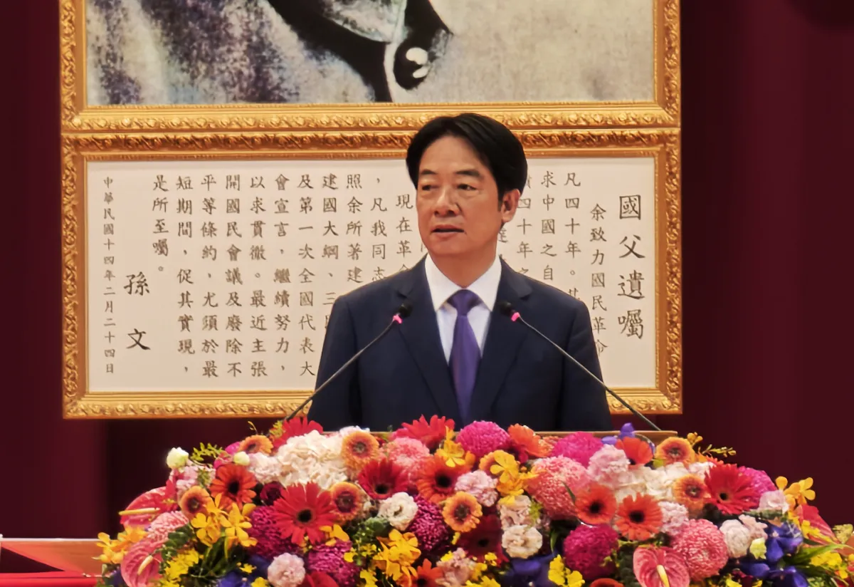 賴清德出席三軍士官開學典禮  強調台海和平責任