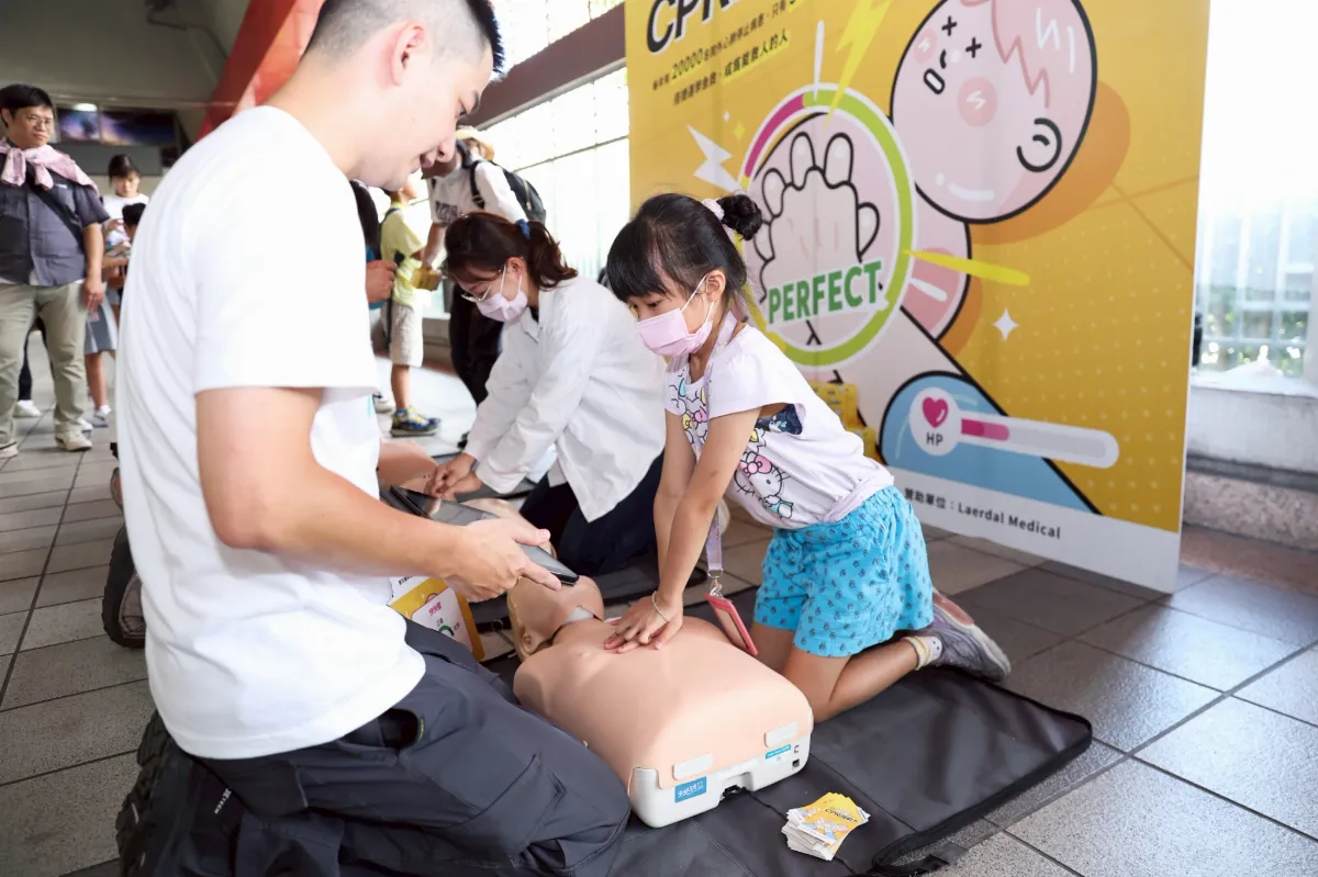 閃電CPR挑戰9站齊發 7千人共創急救新紀錄