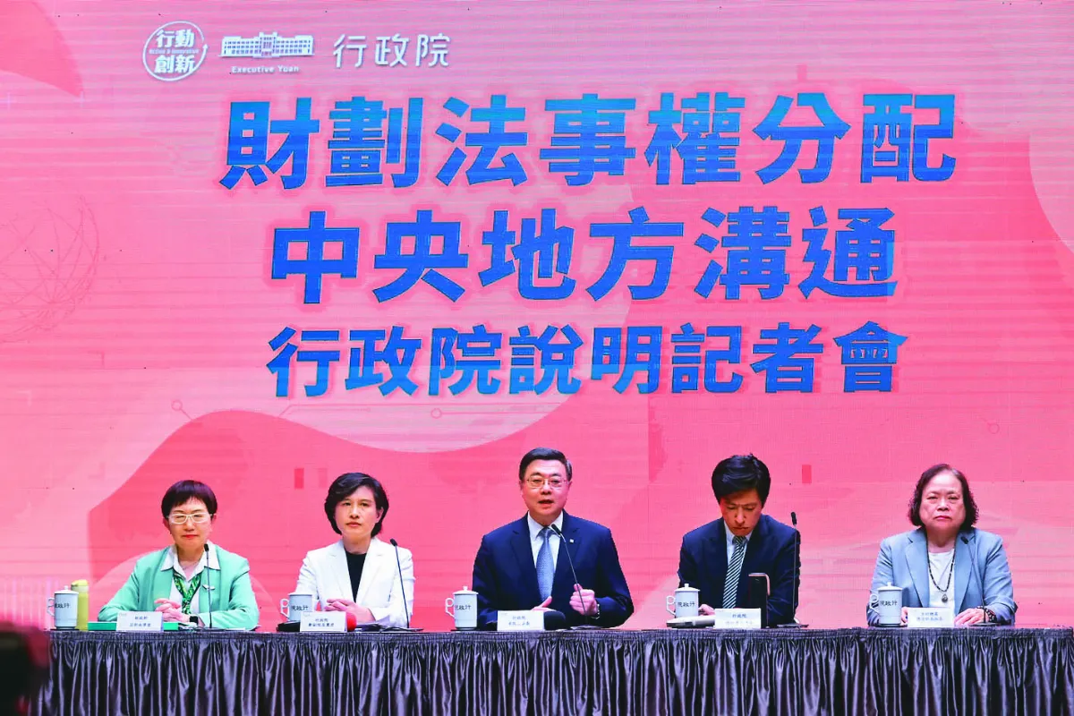 財劃法爭議 卓揆籲修法解決