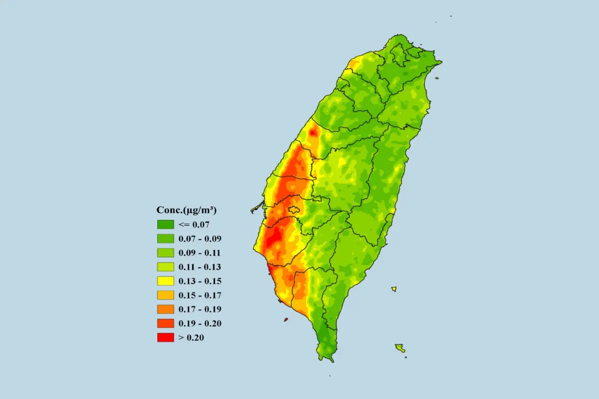 PM2.5成分時空模型 助益空汙治理與公衛健康