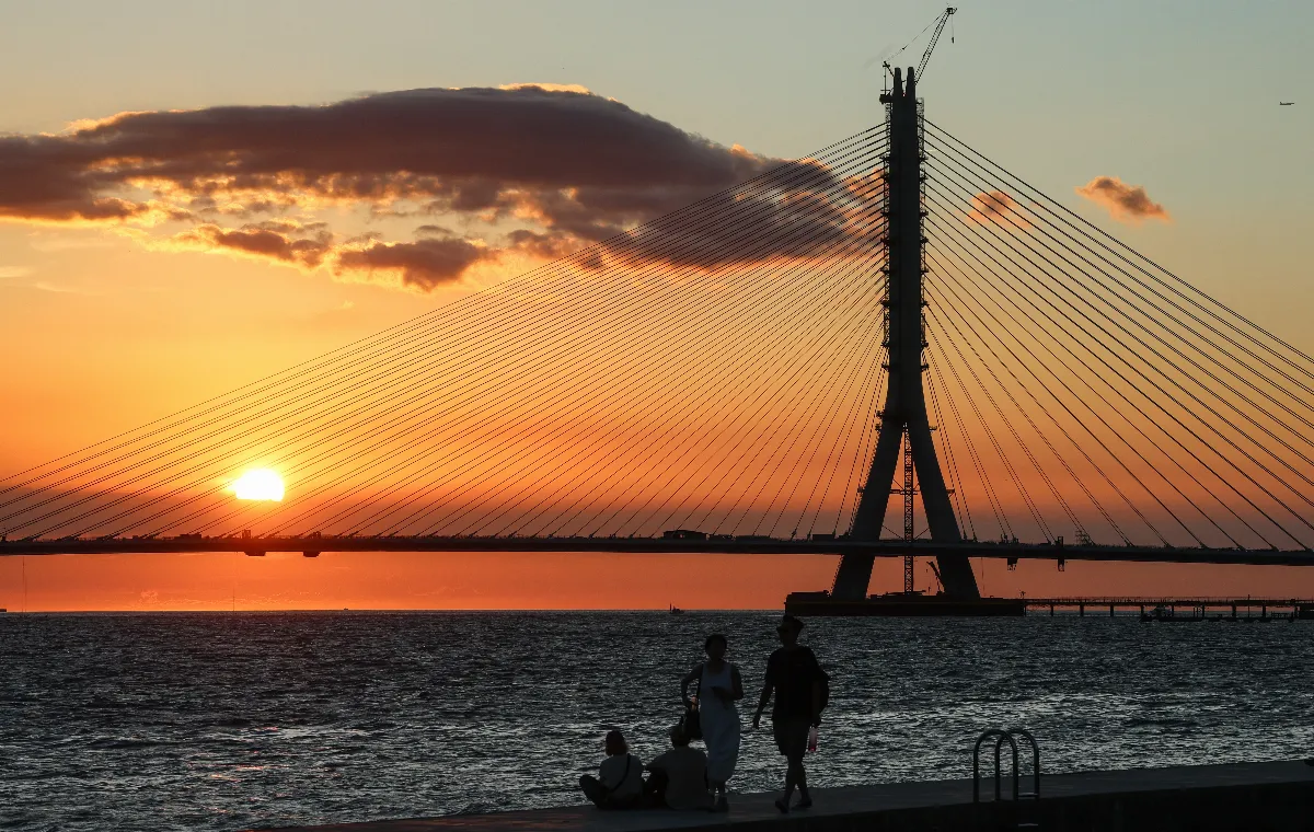 淡江大橋橋型設計有考量 兼顧淡水夕陽美景