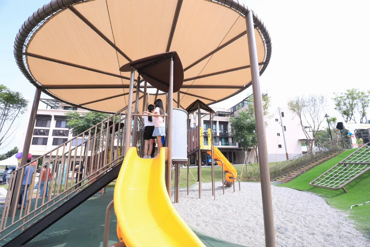 全台首創3D彩繪 台中日晷公園啟用