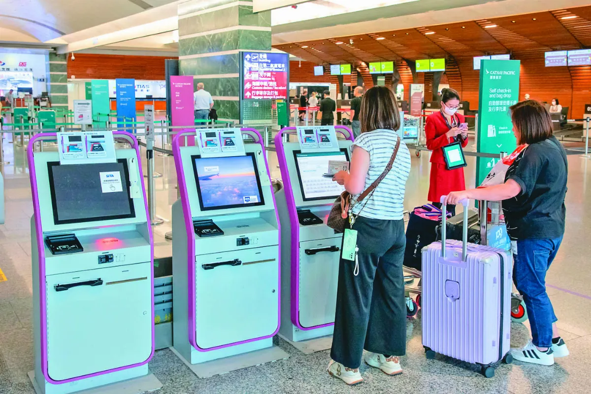 桃機自助行李托運 使用率僅15%