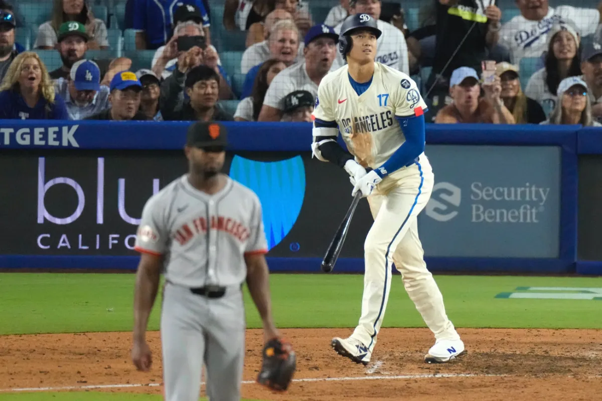 MLB／鄧愷威退場後大谷敲第53轟 道奇逆轉連勝巨人