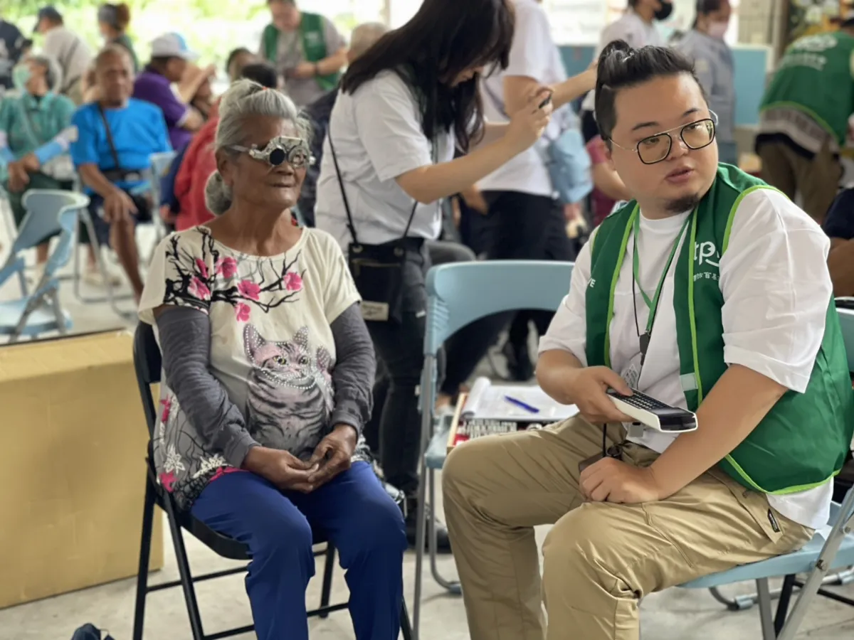 台灣防盲中秋送愛 義診點亮偏鄉視界