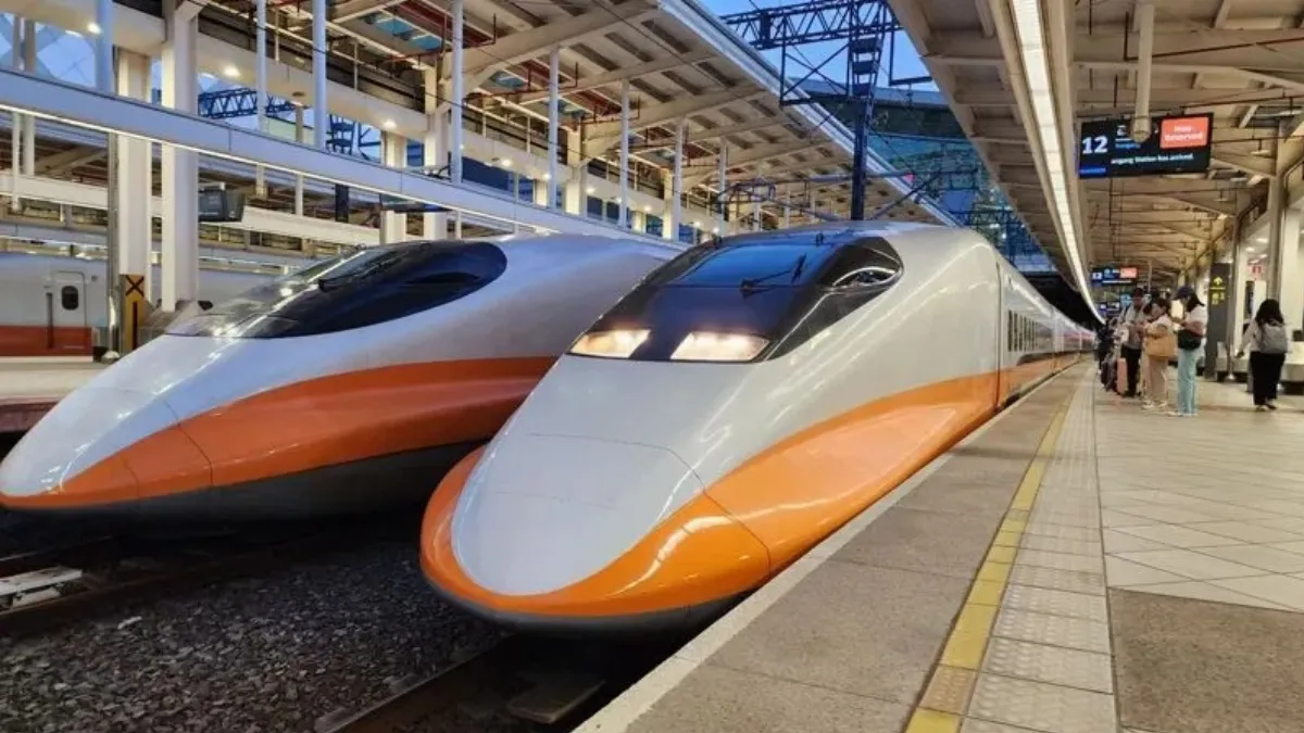 樺加沙颱風接近 台灣高鐵22日全線正常營運