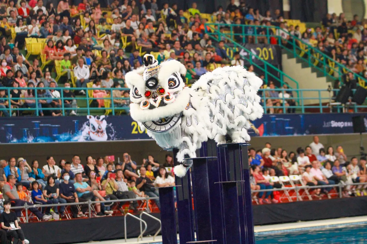 克服水波眩光「獅王大賽」看大貓水上跳、空中躍