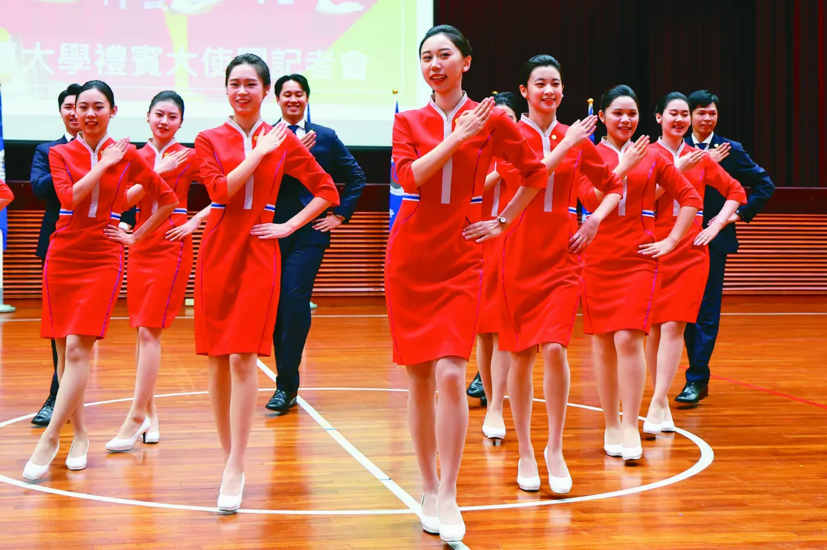 銘傳禮賓大使  連41年國慶不缺席