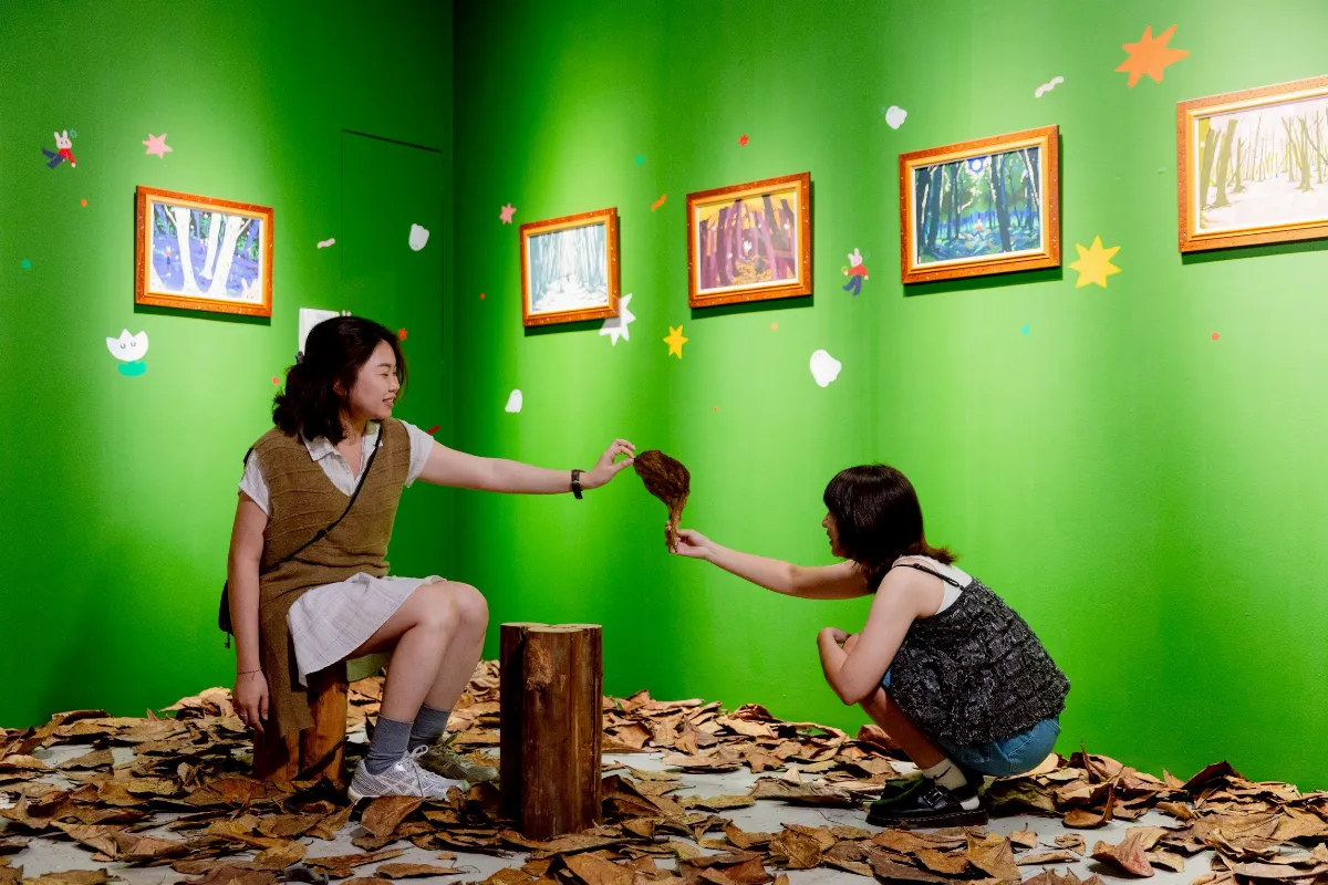 插畫家的綠色狂想 駁二療癒的夢幻森林