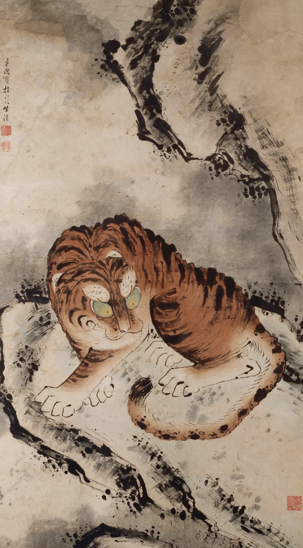 甘國寶《虎》、張大千自畫像 鮮少曝光文物走出史博庫房