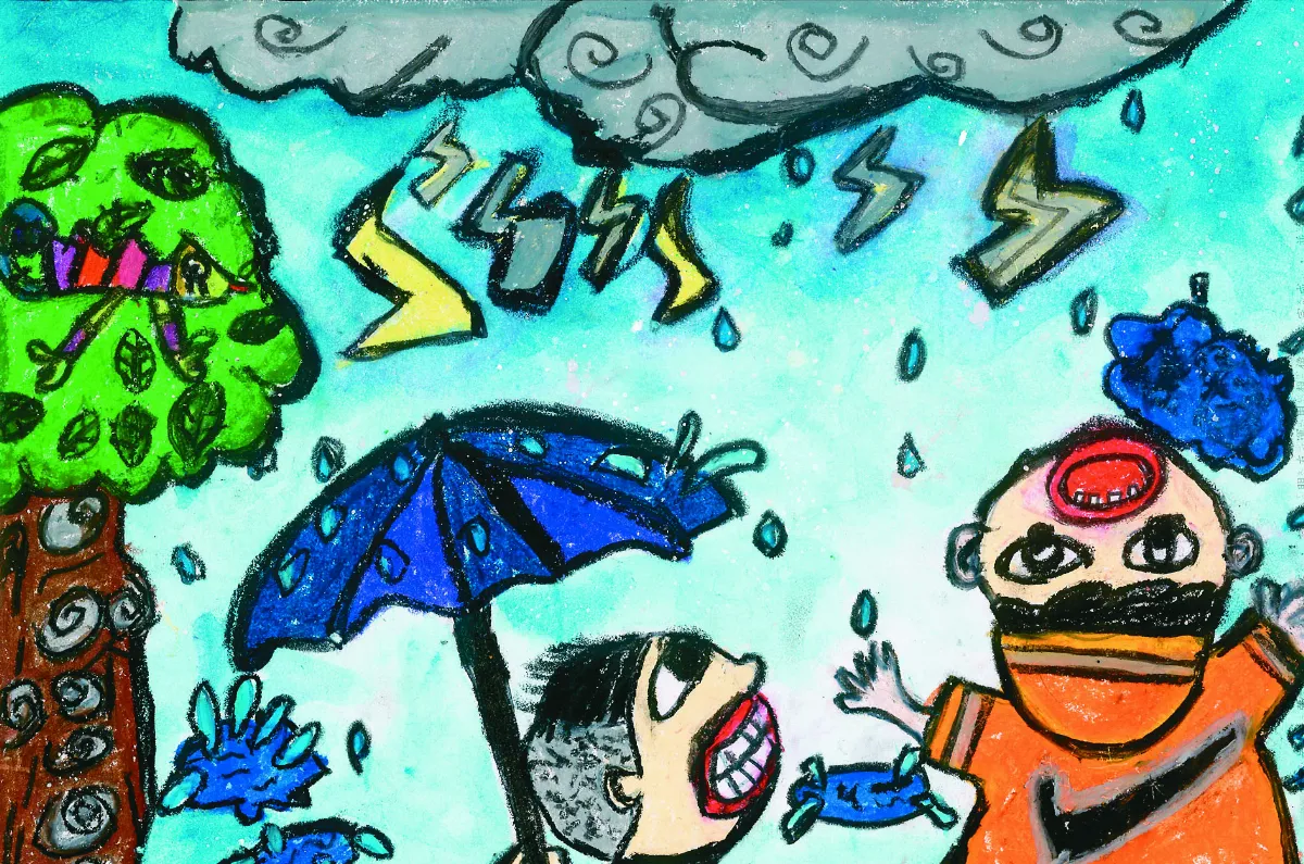 【快樂塗鴉簿】大雷雨