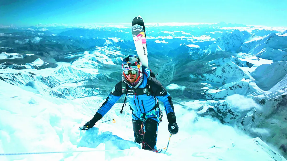 全球第1人 無氧登珠峰再滑雪下山